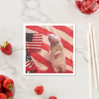 Patriotic Murray スタンダードカクテルナプキン