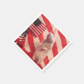 Patriotic Murray スタンダードカクテルナプキン (角)