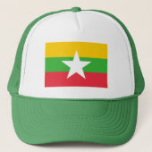 Patriotic Myanmar Flag キャップ (正面)