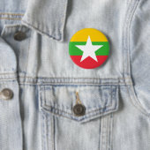 Patriotic Myanmar Flag 缶バッジ (インサイチュ)