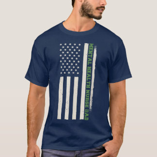 Patriotic Nursing Hospital Doctor Mental Health Nu Tシャツ