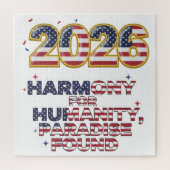 Patriotic Peace Decal ジグソーパズル (縦)