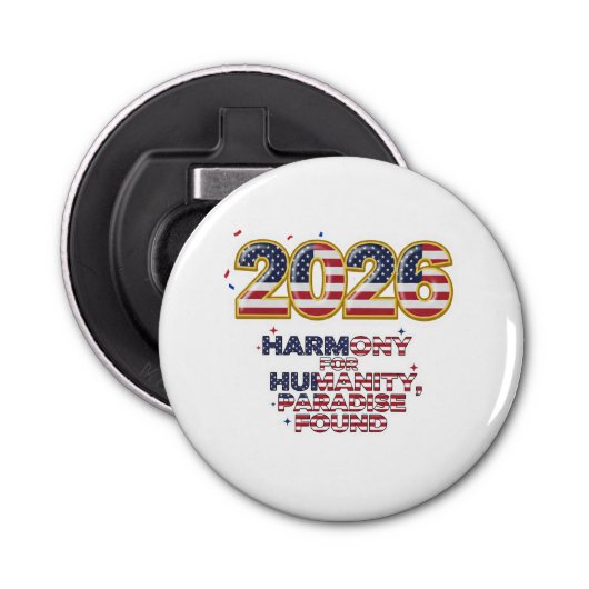 Patriotic Peace Decal 栓抜き (正面)