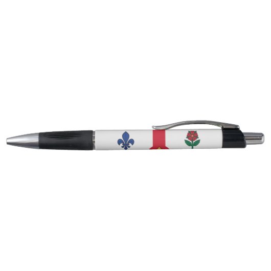 Patriotic Pen with flag of Montreal, Canada ボールペン (トップ)