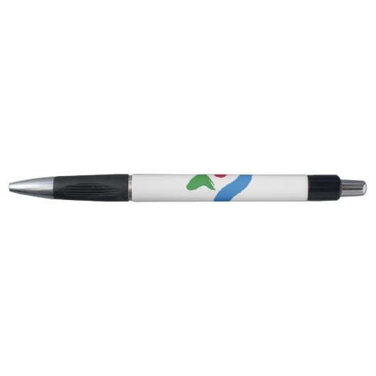 Patriotic Pen with flag of Seoul, South Korea  ボールペン (正面)