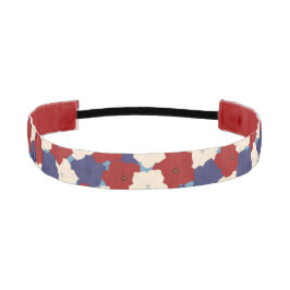 Patriotic Petunias アスレチックヘッドバンド