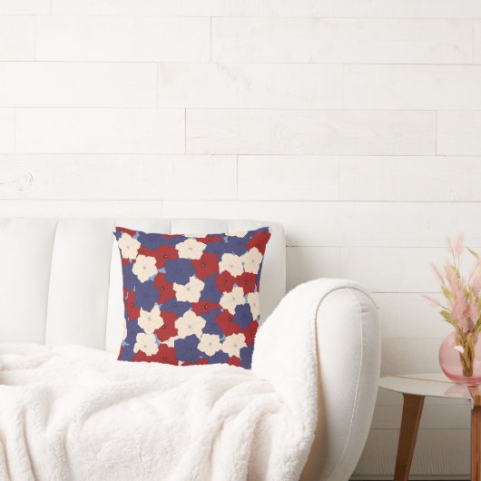 Patriotic Petunias クッション (ソファ)
