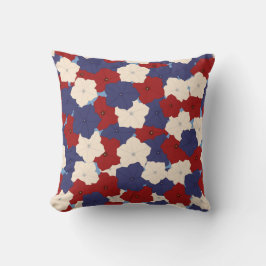 Patriotic Petunias クッション