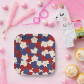 Patriotic Petunias ペーパープレート (パーティー)