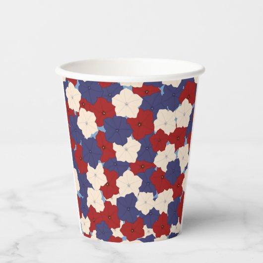Patriotic Petunias 紙コップ (正面)