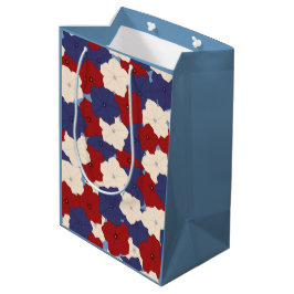 Patriotic Petunias Gift Bag ミディアムペーパーバッグ