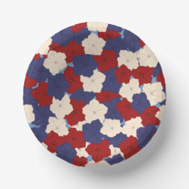 Patriotic Petunias Paper Bowls ペーパーボウル