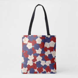 Patriotic Petunias Tote トートバッグ