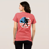 Patriotic Pickleball T-shirt by Pickle Peace トライブレンドＴシャツ (裏面全面)