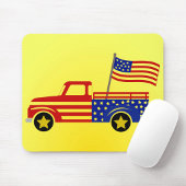 Patriotic Pickup Truck  マウスパッド