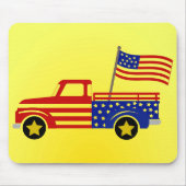 Patriotic Pickup Truck  マウスパッド (正面)
