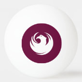Patriotic ping pong ball with Flag of Phoenix City 卓球ボール (裏面)