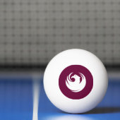 Patriotic ping pong ball with Flag of Phoenix City 卓球ボール (ネット)