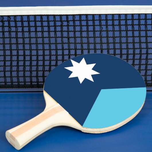 Patriotic, ping pong paddle with Flag of Minnesota 卓球ラケット (インサイチュ)