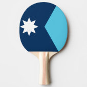 Patriotic, ping pong paddle with Flag of Minnesota 卓球ラケット (正面)