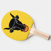 Patriotic, ping pong paddle with Flag of Uri 卓球ラケット (横)