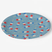 Patriotic Popsicles Paper Plates ペーパープレート (アングル)