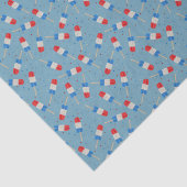 Patriotic Popsicles Paper Plates 薄葉紙 (詳細)