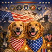 Patriotic Print, Value Poster Paper (Semi-Gloss) ポスター