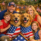 Patriotic Print, Value Poster Paper (Semi-Gloss) ポスター
