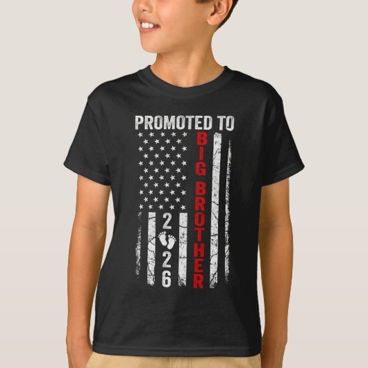 Patriotic Promoted To Big Brother 2026 First Time Tシャツ (正面)