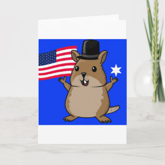 Patriotic Quokka カード