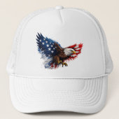 Patriotic Red White and Blue Eagle キャップ (正面)