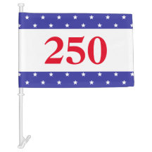 Patriotic Red White & Blue 250 Button