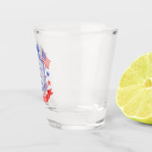 Patriotic Red White & I Do Bridal Shower ショットグラス (右)