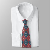 Patriotic Retro Argyle Men's Tie Gift ネクタイ (タイ)