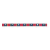 Patriotic Ribbon with Flag of Mississippi, USA グログランリボン (正面)