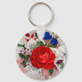 Patriotic Rose Bouquet キーホルダー (正面)