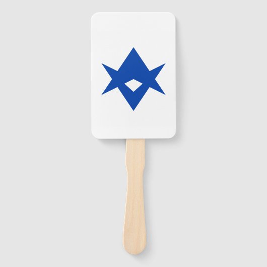 Patriotic set of hand fans, flag of Toyota City ハンドファン (正面)