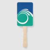 Patriotic set of hand fans with flag of Ottawa ハンドファン (裏面)