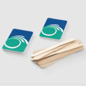 Patriotic set of hand fans with flag of Ottawa ハンドファン (組立なし)