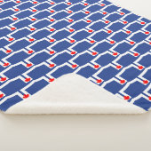Patriotic Sherpa Blanket with flag of Toronto シェルパブランケット (3/4)
