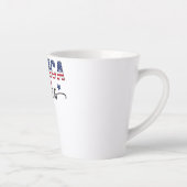 patriotic shirt america shirt 4th of july  カフェラテマグ (右)