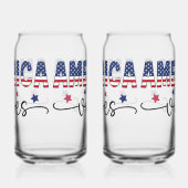 patriotic shirt america shirt 4th of july  ガラス缶 (左)