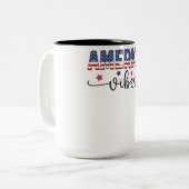 patriotic shirt america shirt 4th of july  ツートーンマグカップ (正面左)