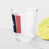 Patriotic shot glass with flag of Mississippi ショットグラス (右)