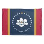 Patriotic Single Pillowcase, flag of Mississipi 枕カバー (裏面)