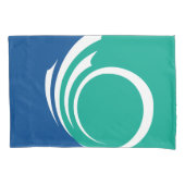 Patriotic Single Pillowcase with flag of Ottawa 枕カバー (正面)