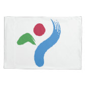 Patriotic Single Pillowcase with flag of Seoul 枕カバー (裏面)