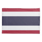 Patriotic Single Pillowcase with flag of Thailand 枕カバー (裏面)