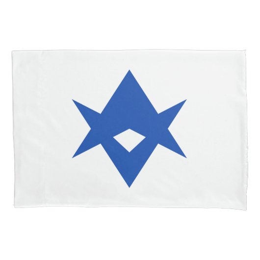 Patriotic Single Pillowcase with flag of Toyota 枕カバー (正面)